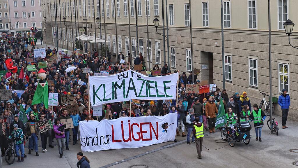 Klimastreik in Salzburg