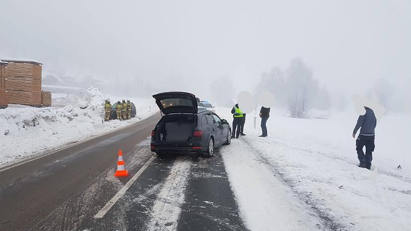 Pkw-Crash auf B99 in St. Michael im Lungau