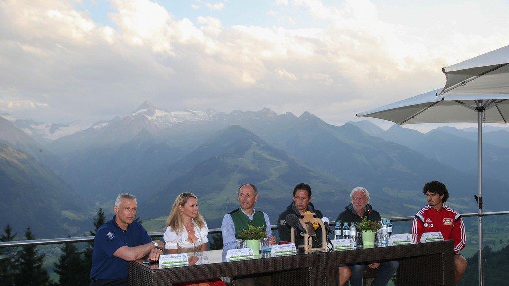 Schmidt mit Bayer Leverkusen in Zell am See