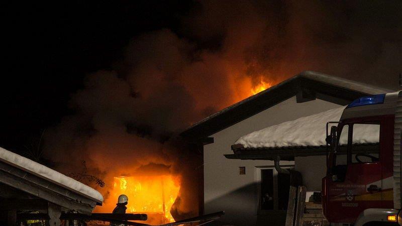 Wohnhaus in Brand