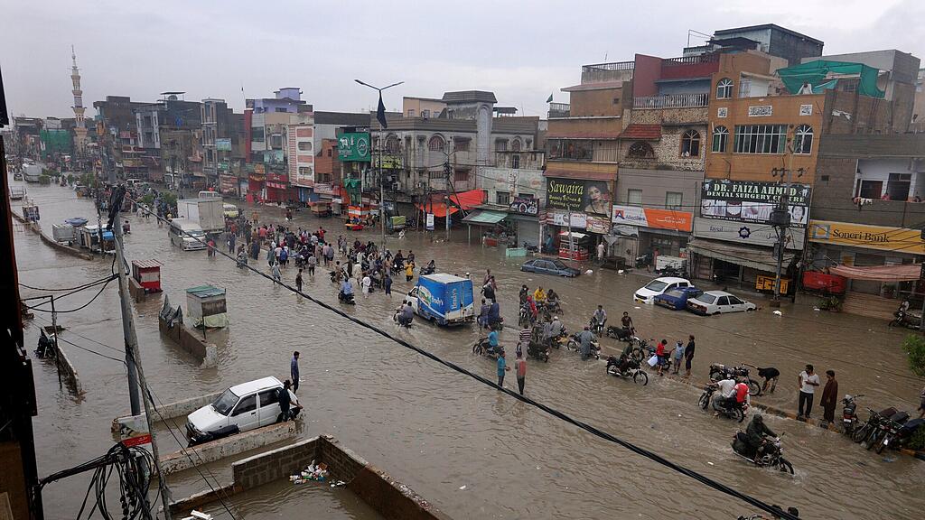 Pakistan, Überschwemmungen, Karatschi