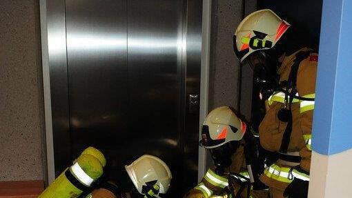 Brandübung in betreutem Wohnheim