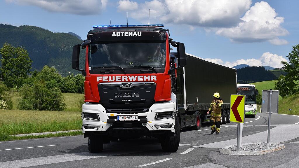 Lkw-Bergung in Abtenau