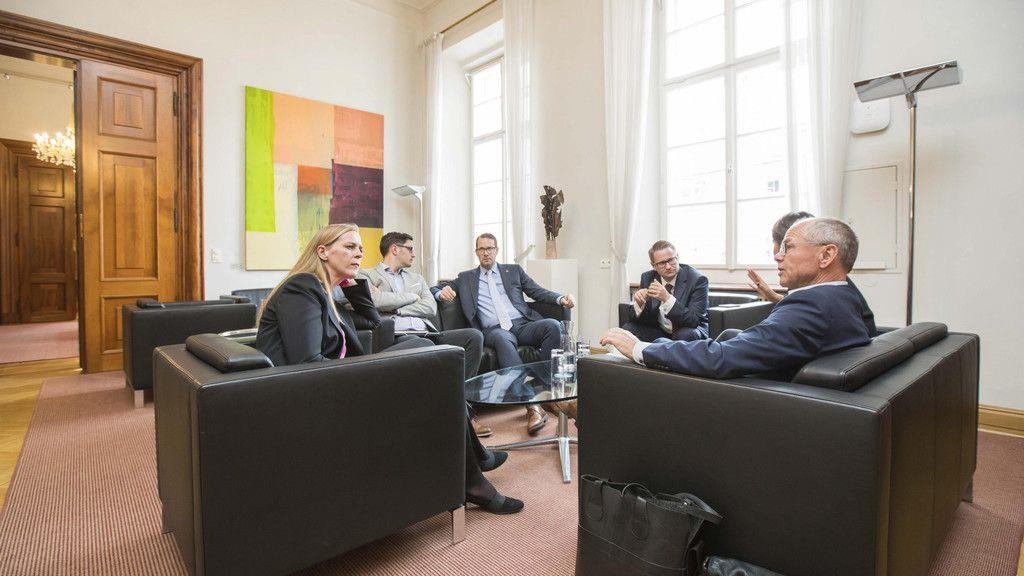 ÖVP-Sondierungsgespräche mit Grüne und NEOS