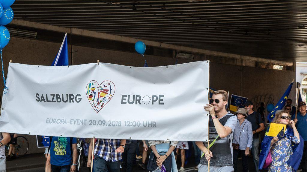 Eu-Gipfel: Demo in Salzburg, II
