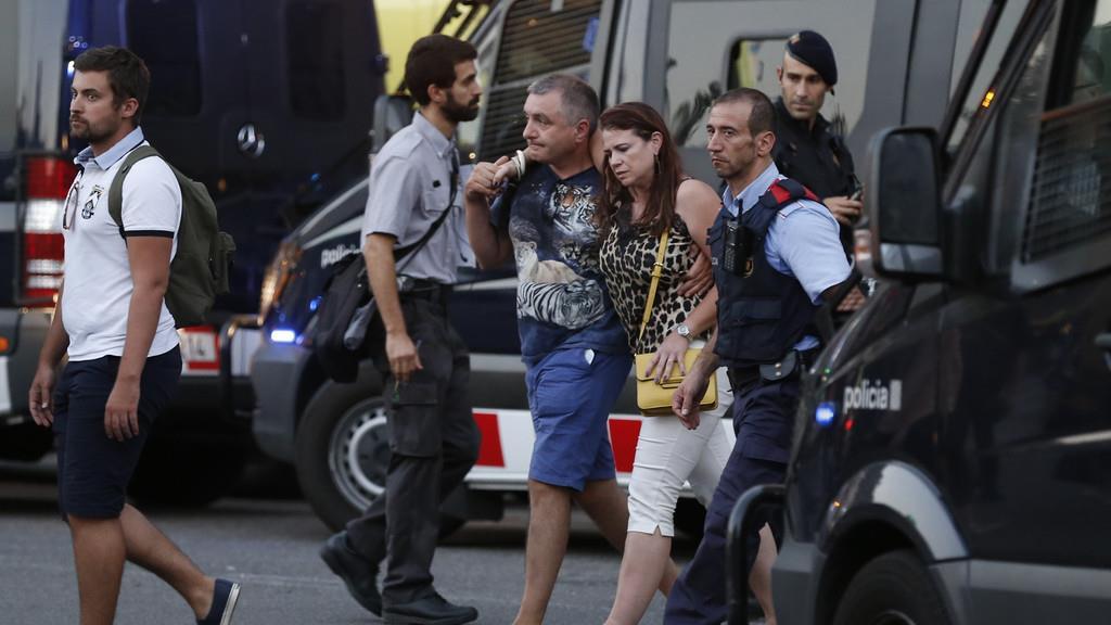 Terror in Barcelona: Bilder vom Abend