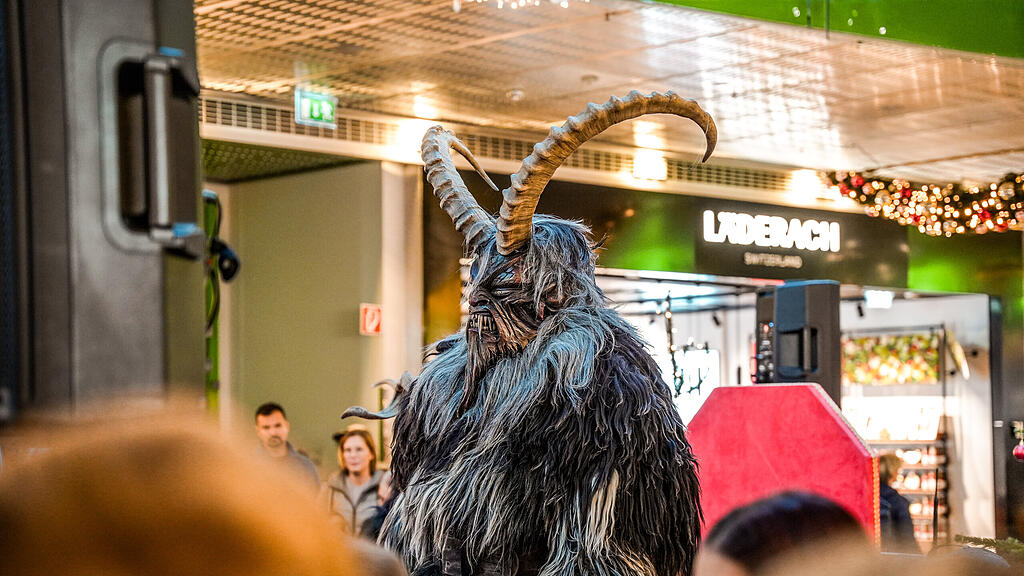 Krampus-Show im Europark