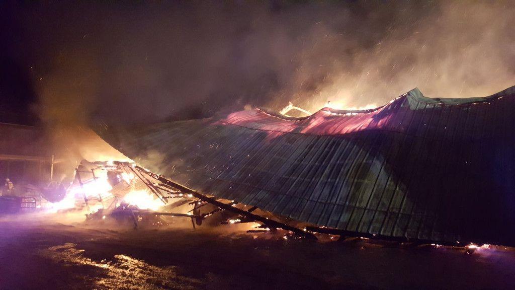 Großbrand bei Bauernhof in Seekirchen III