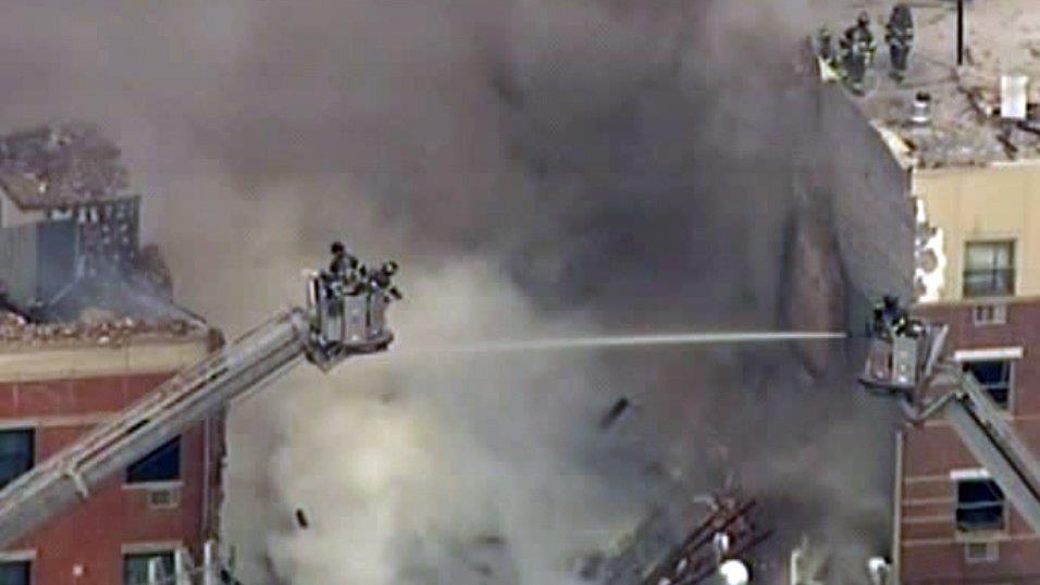 Explosion in New York: Haus teilweise eingestürzt