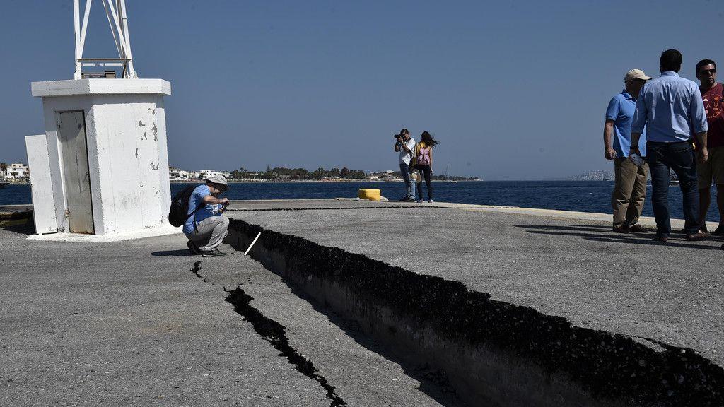 Schwere Schäden nach Erdbeben auf Kos