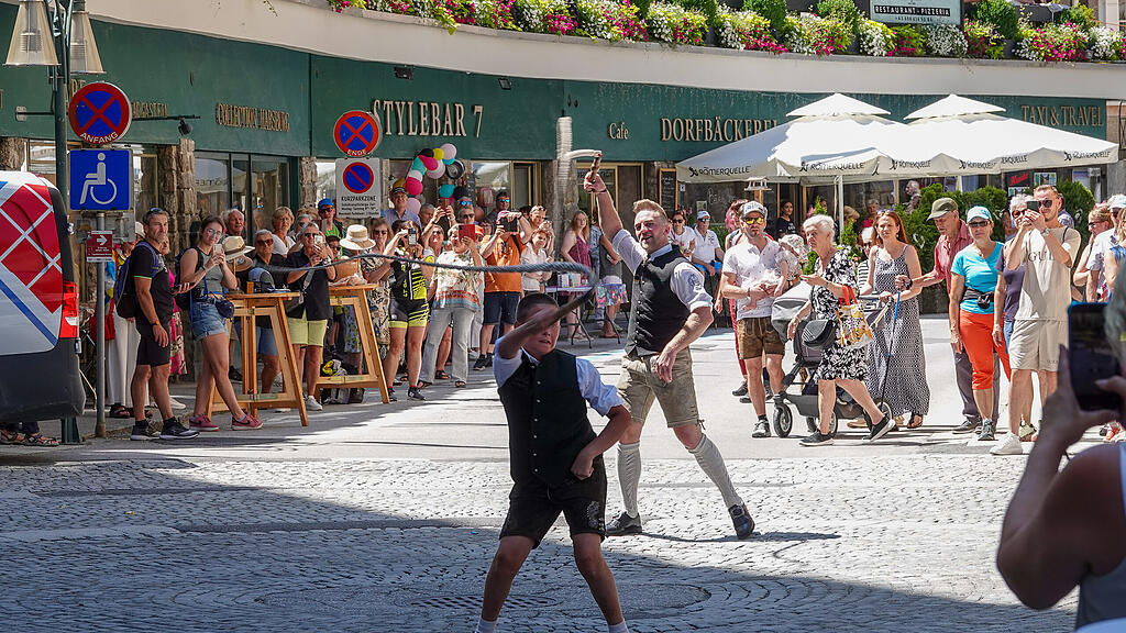 Straßenfest in Bad Gastein