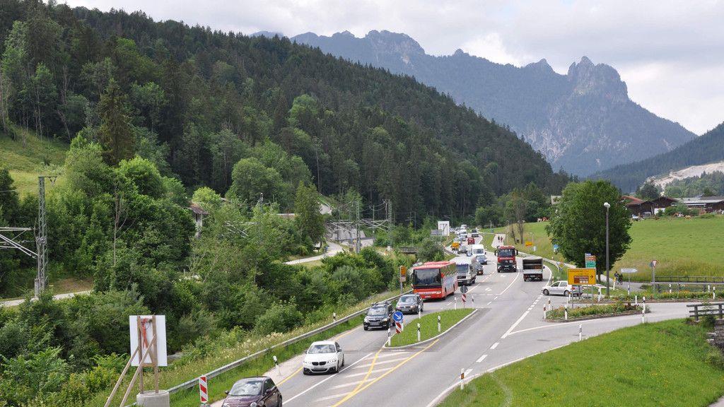 Großbaustelle auf B20 in Bischofswiesen