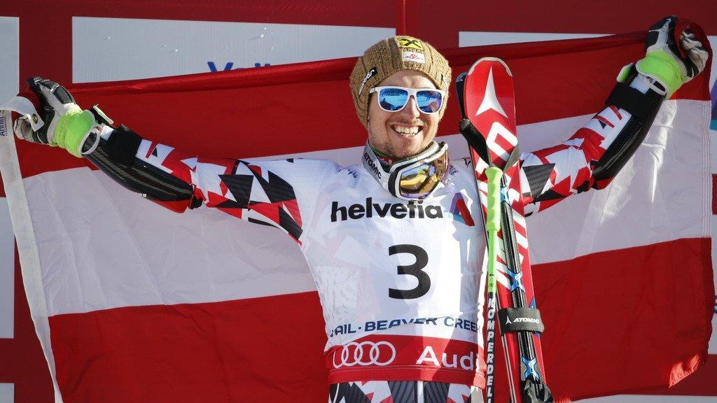 Marcel Hirscher feiert mit Silber im RTL seine dritte WM-Medaille in Vail.