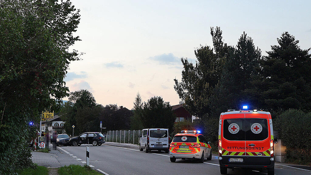 Drei Verletzte bei Verkehrsunfall in Piding