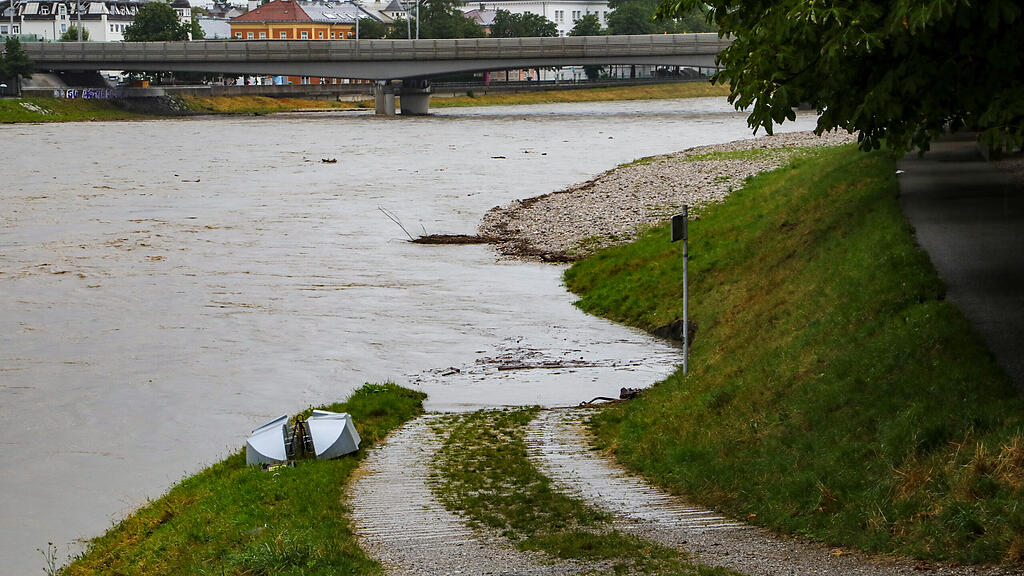 Radunterführungen entlang der Salzach gesperrt