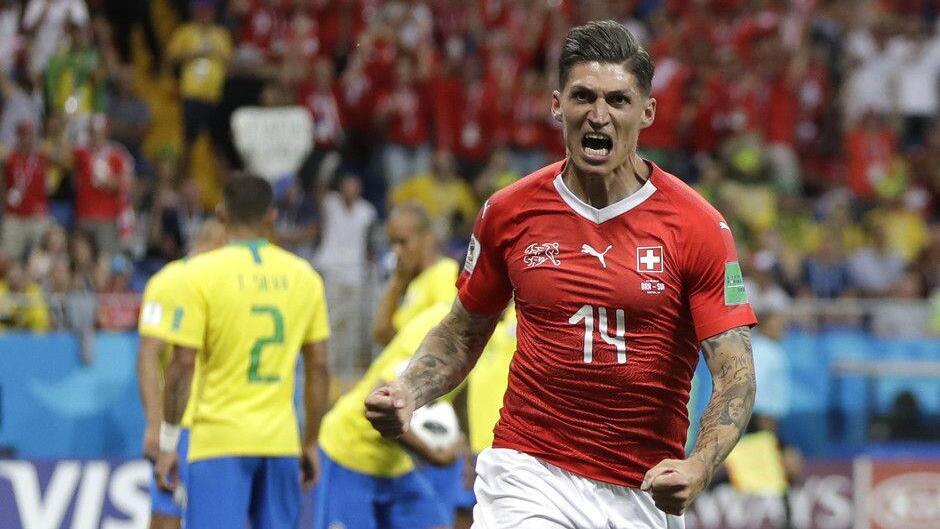 Fußball-WM: Brasilien - Schweiz 1:1