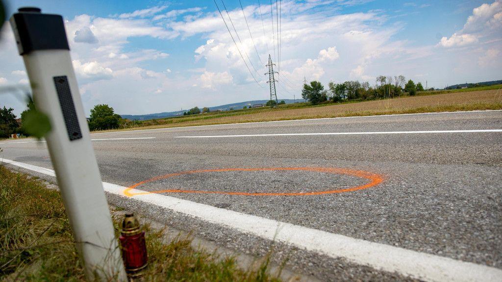 Unfallstelle in Burgkirchen