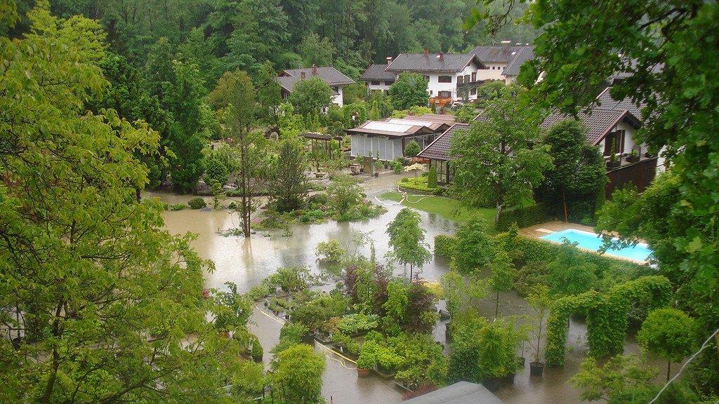 Hochwasseralarm im Lkr. Berchtesgadener Land