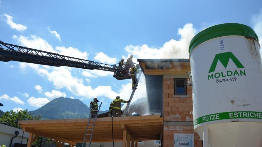 Dachstuhlbrand in Abtenau