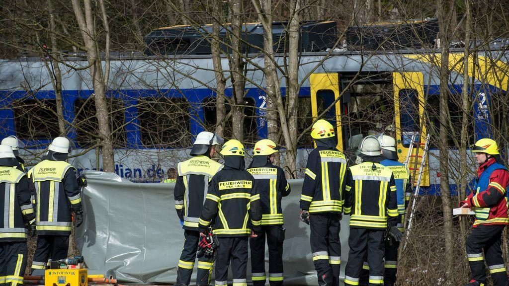 Zugunglück in Bad Aibling: Erschreckende Luftaufnahmen