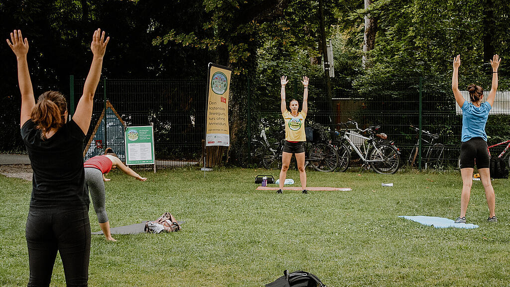 Bewegt im Park, Inklusives Training, Sportunion