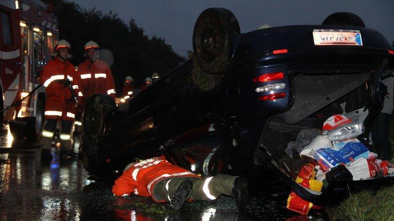 Pkw-Überschlag auf A1