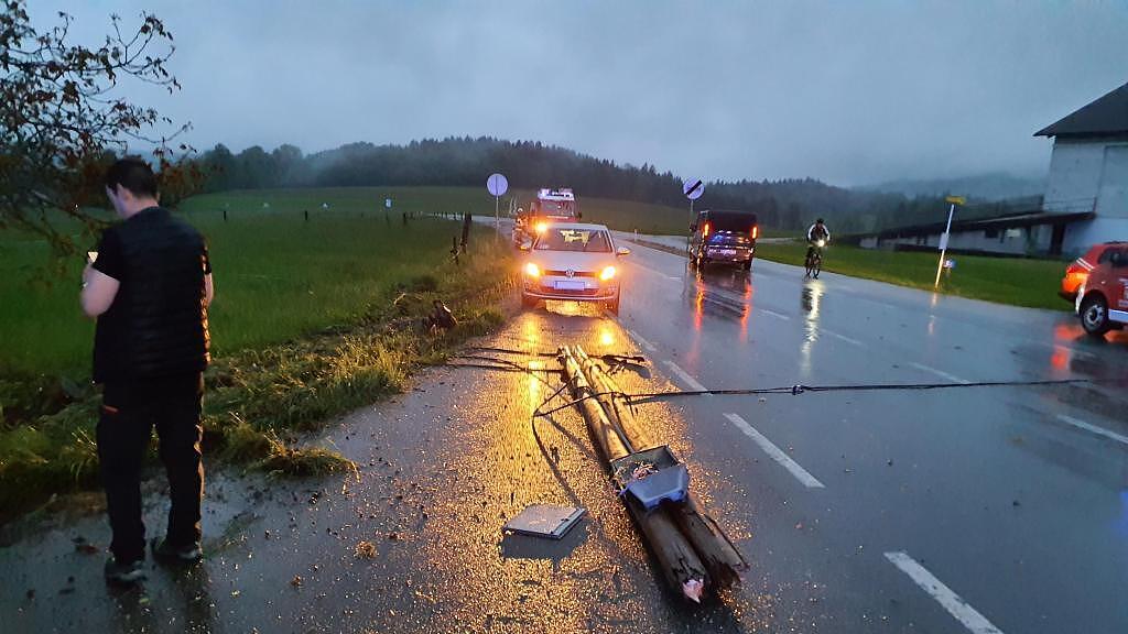 Unfall auf Obertrumer Landesstraße