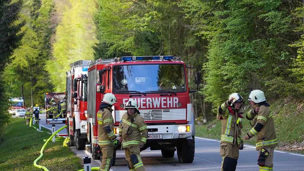 Feuerwehrübung in Guggenthal