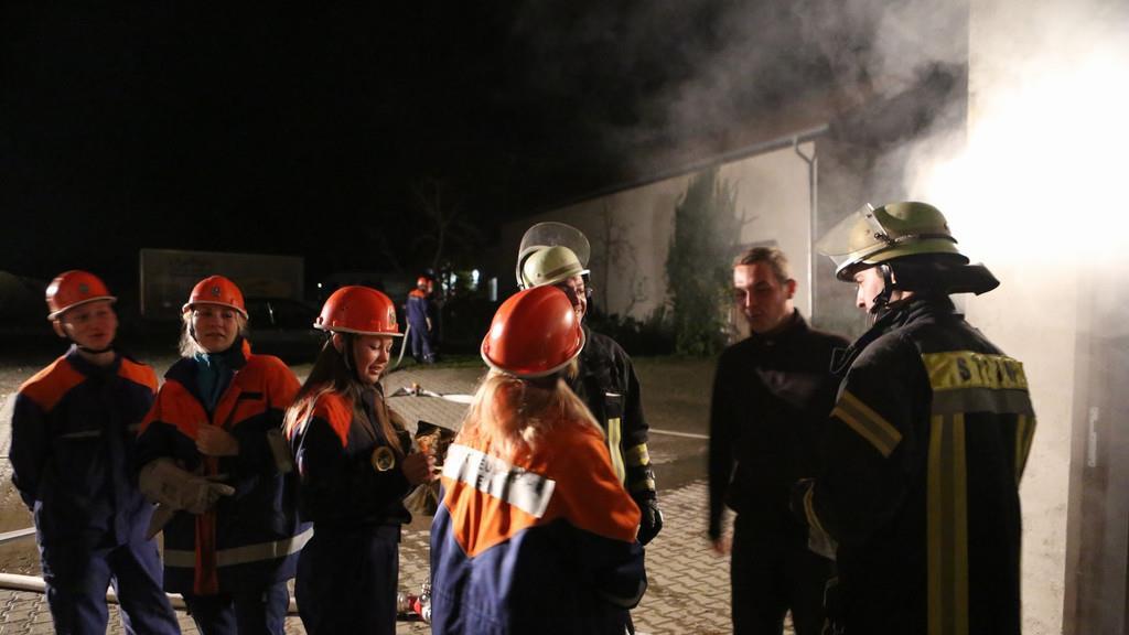 Steiner Jugendfeuerwehr probt