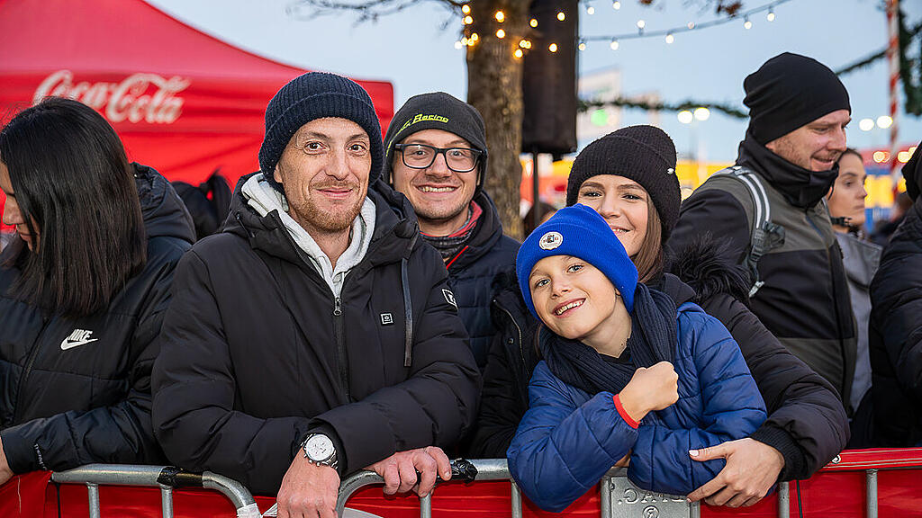 Coca-Cola Weihnachtstruck beim EUROPARK