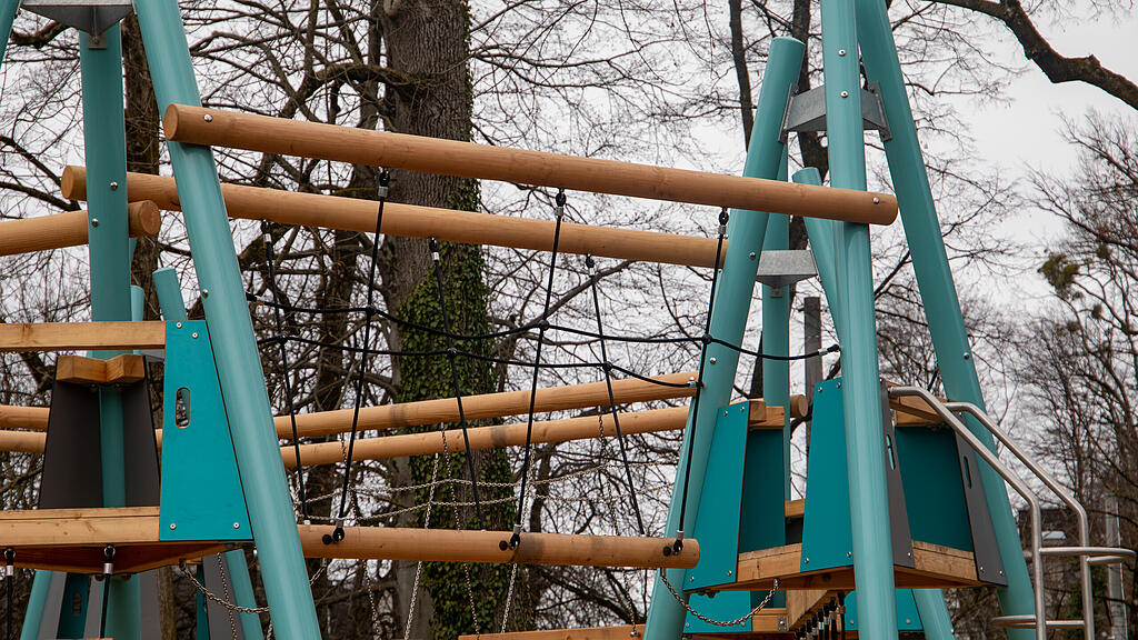 Hochseilgarten im Volksgarten