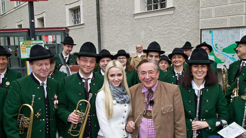 Richard Lugner auf Wahlkampftour in Salzburg II
