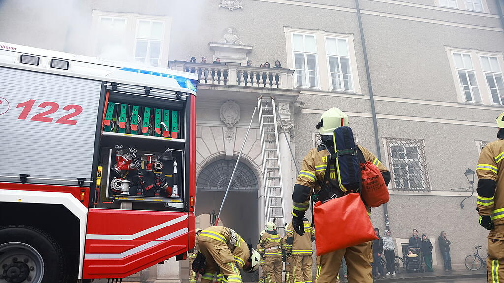 Brand im Dom: Spektakuläre Übung in Salzburger Altstadt