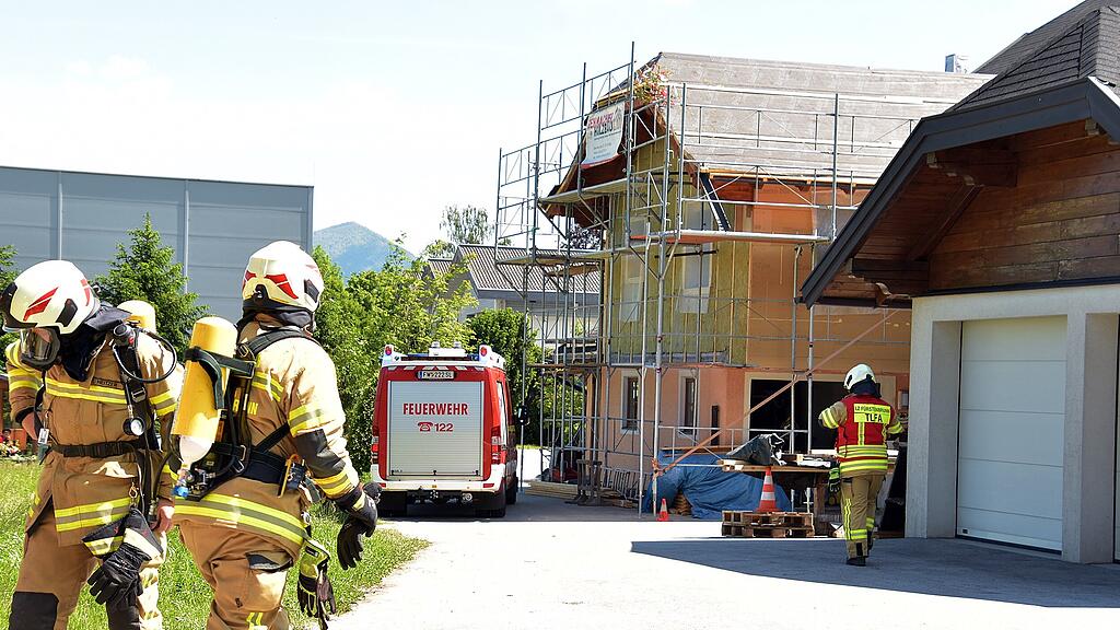 Gasflaschenbrand in Grödig