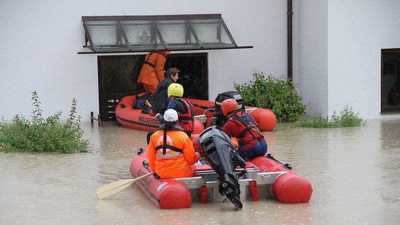 Evakuierung in Freilassing