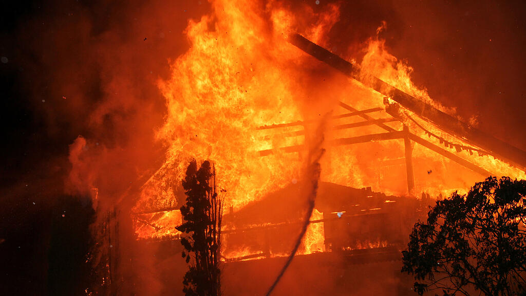 Brand in Göming