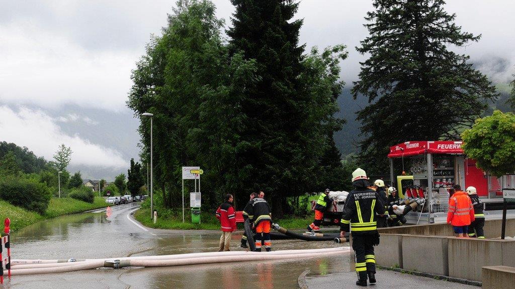 Hochwasserschutz in St. Johann