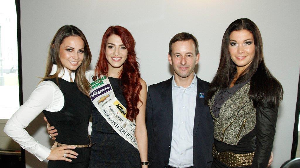 Pressekonferenz in Wien: Wahl zur Miss Austria 2013 als Doku auf Puls 4