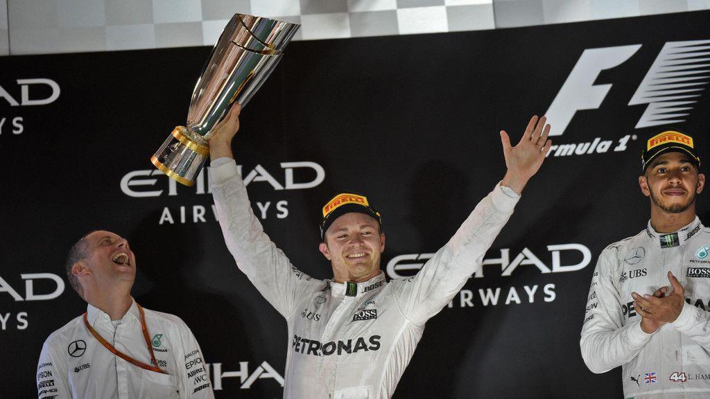 Rosberg feiert in Abu Dhabi