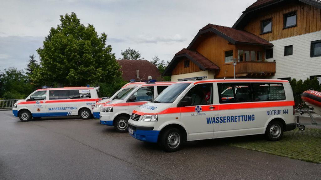 Hochwasserübung der Wasserrettung