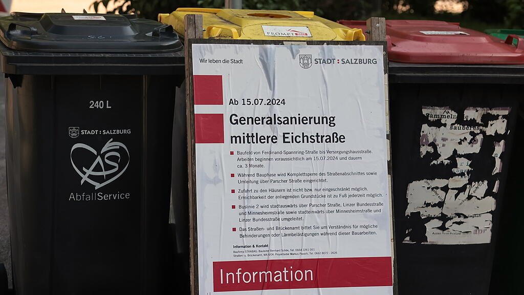 Baustelle Eichstraße