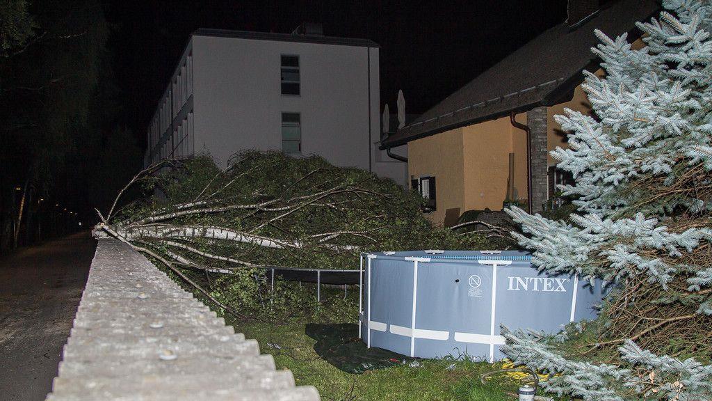 Sturm: Feuerwehren in Salzburg im Großeinsatz