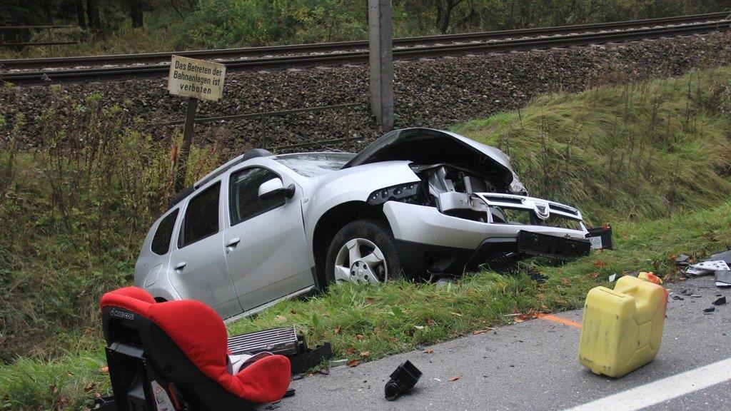 Bischofhofen: Pkw knallt gegen Lkw