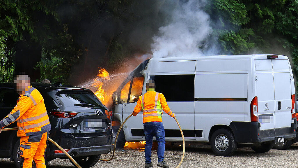 Fahrzeugbrand in Bad Reichenhall