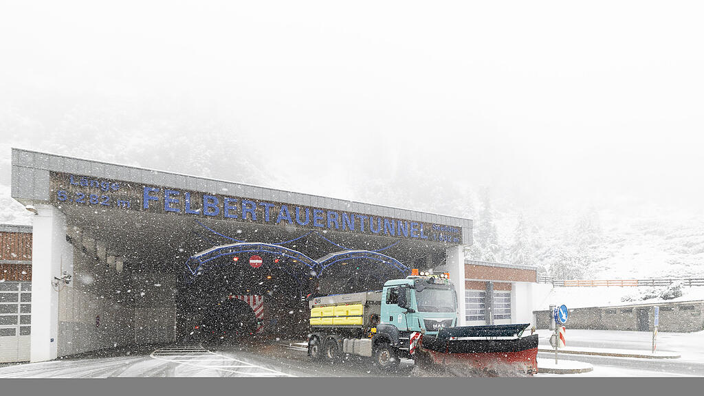 Felbertauern, Schneefall