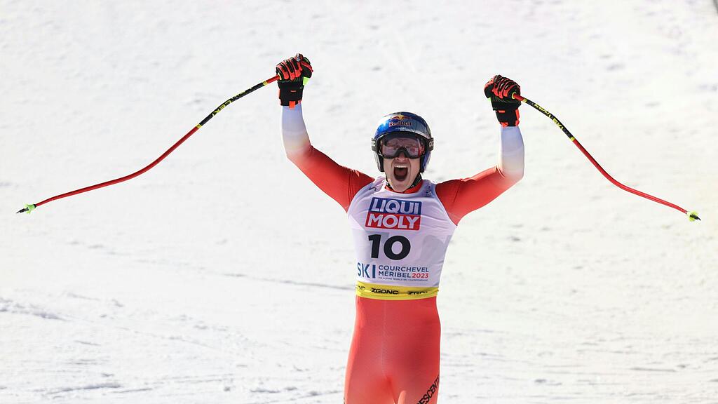 Abfahrt Ski-WM Courchevel