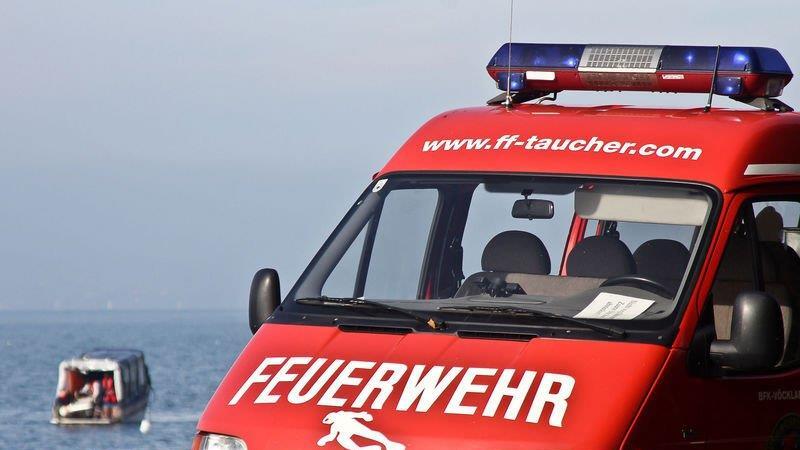 Großeinsatz am Attersee