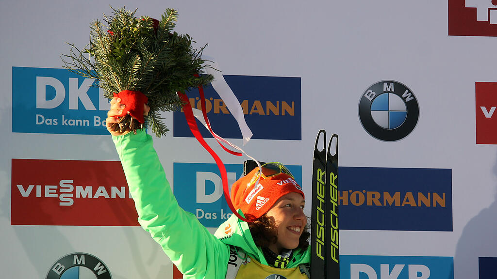 Dahlmeier bei Biathlon-WM 2017 in Hochfilzen