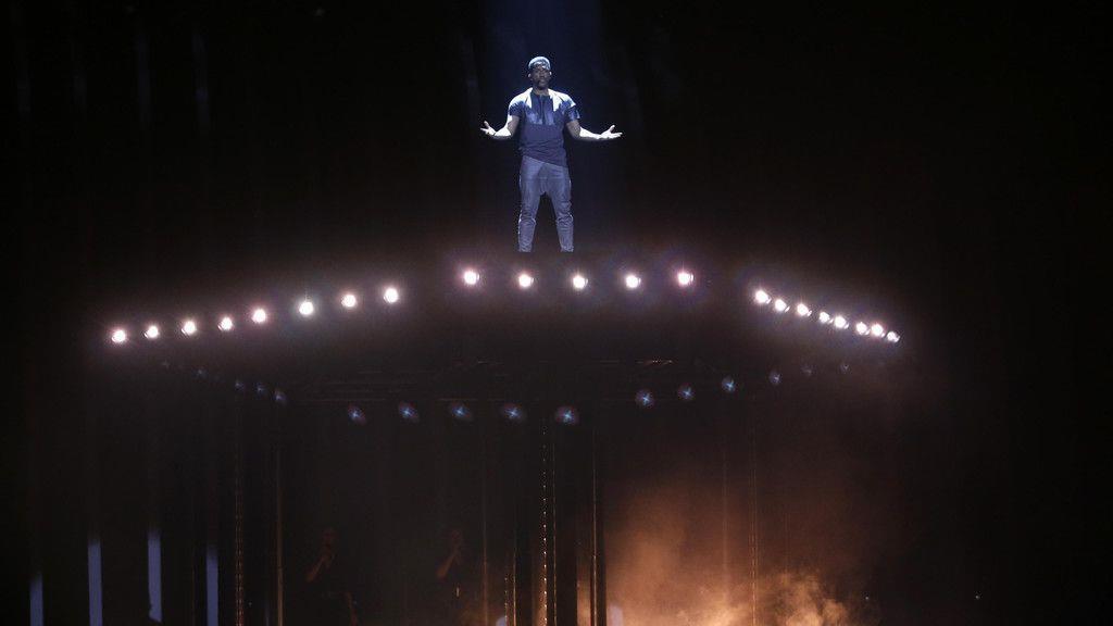 Cesar Sampson beim ESC