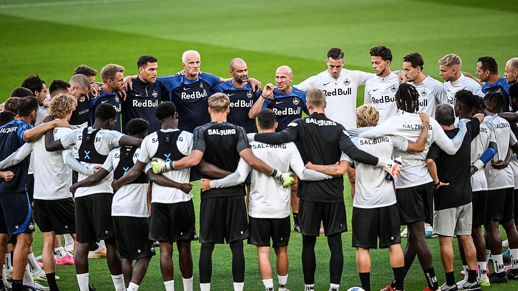 Red Bull Salzburg, Training, Benfica Lissabon,
